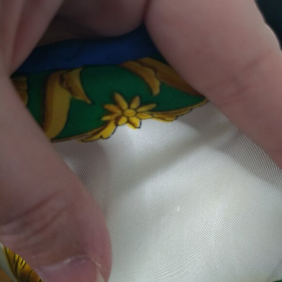 Vintage Heraldic Shield Echo Scarfs Inc Square Scarf Crest Horses Equestrian - Picture 9 of 12